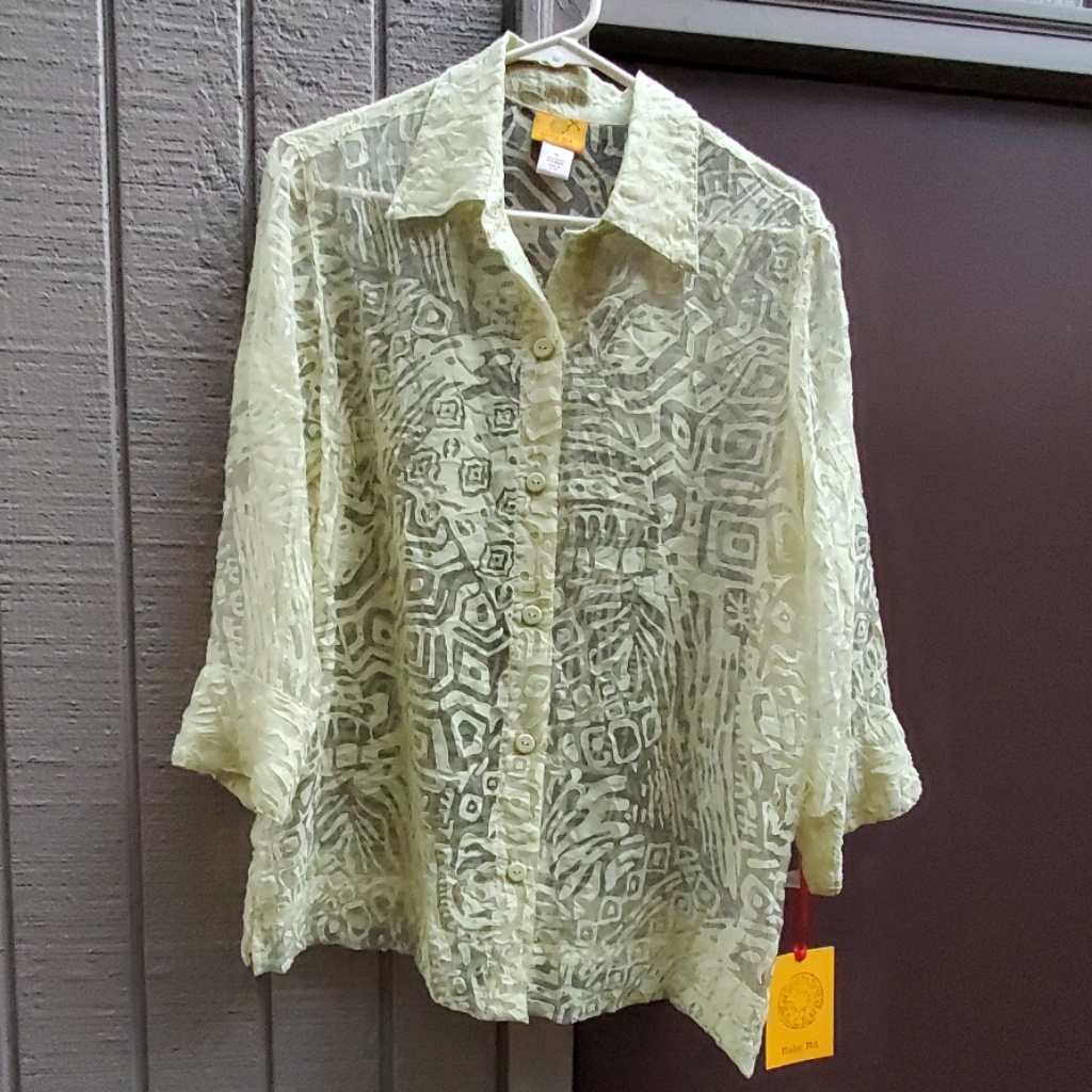 Ruby Rd. See Thru Blouse